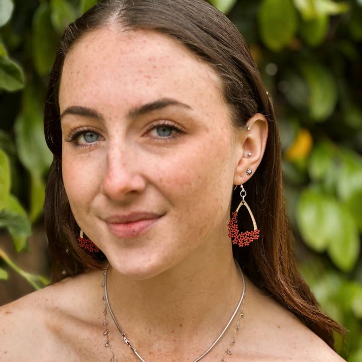 Green Tree Jewelry - Wholesale Dangle Earrings - Cluster Blossom3