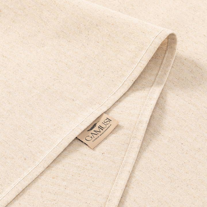 GAMUSI - Wholesale Tablecloth - STERNY soft linen Christmas jacquard tablecloth3