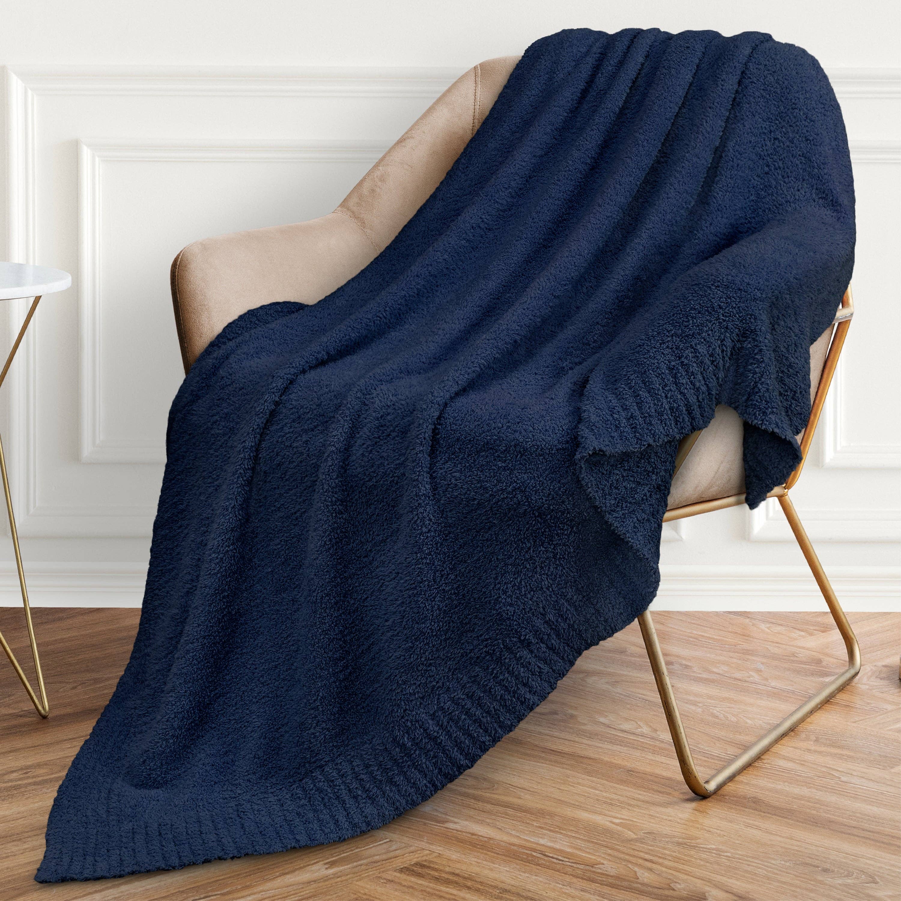 Pavilia – wholesale Throw blanket – Buttery Soft Fluffy Knit Blanket4