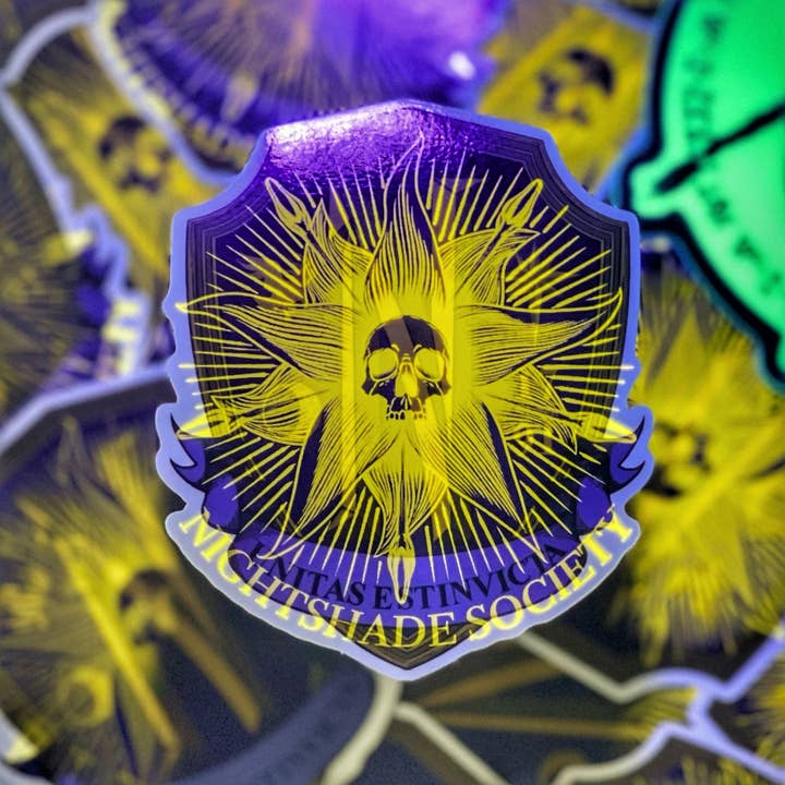 Thwwip Stickers - Wholesale Sticker - Snap Twice Secret society Sticker-clear sticker with secret uv ink.2