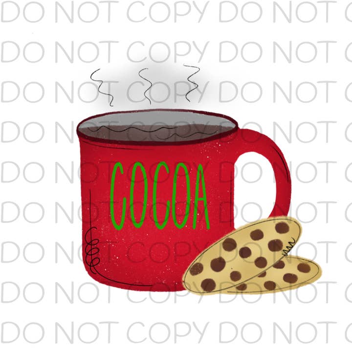 PLT Wholesale - Wholesale Sublimation Transfer - Hot Cocoa Transfer Sheet