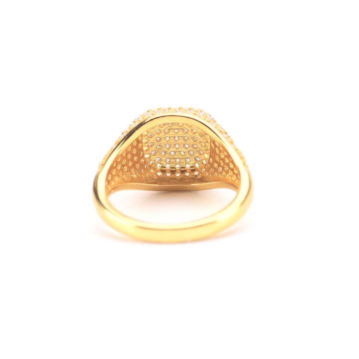 KIKICHIC - Wholesale Multi-Stone Ring - CZ Pave Square Pinky Ring5