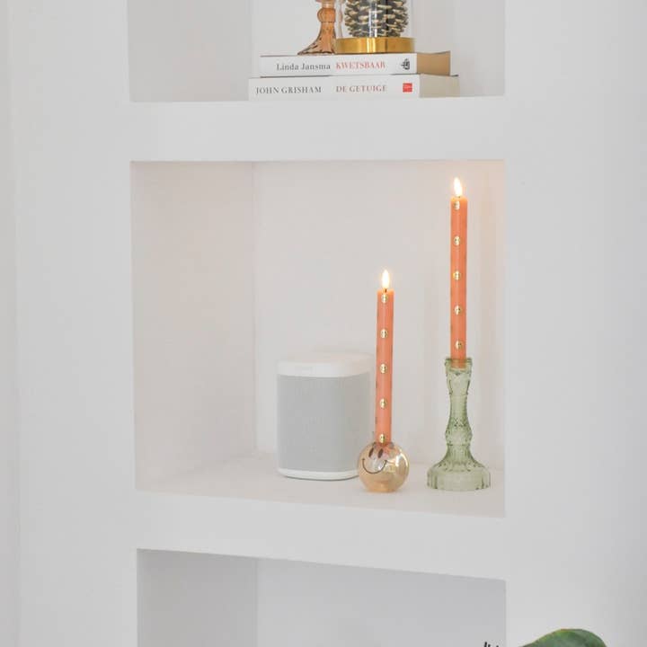 Aifcandles - Wholesale Tapered Candle/Candlestick - Candlestick Noa Green2