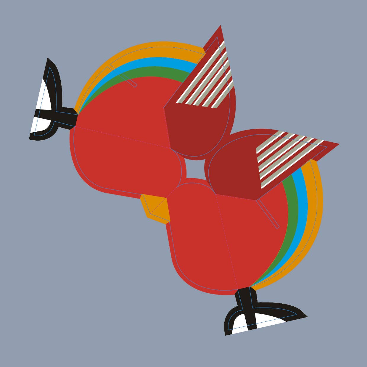 Schiffer Publishing - Vente Livre pour bébés et tout-petits (jusqu'à 2 ans) - Oiseaux : pliez et jouez7