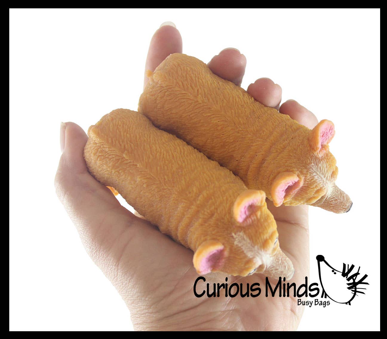 Curious Minds Toys – Engroshandel Klemmelegetøj - Børn og baby – 1 Strækbar Corgi Dog Knust Perle Sandfyldt - Doggy Lover7