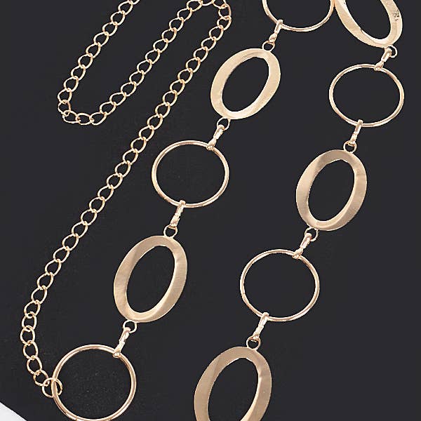 3AM BY H&D ACCESSORIES - Wholesale Belt - Women's - Multi Round Metal Chain Belt