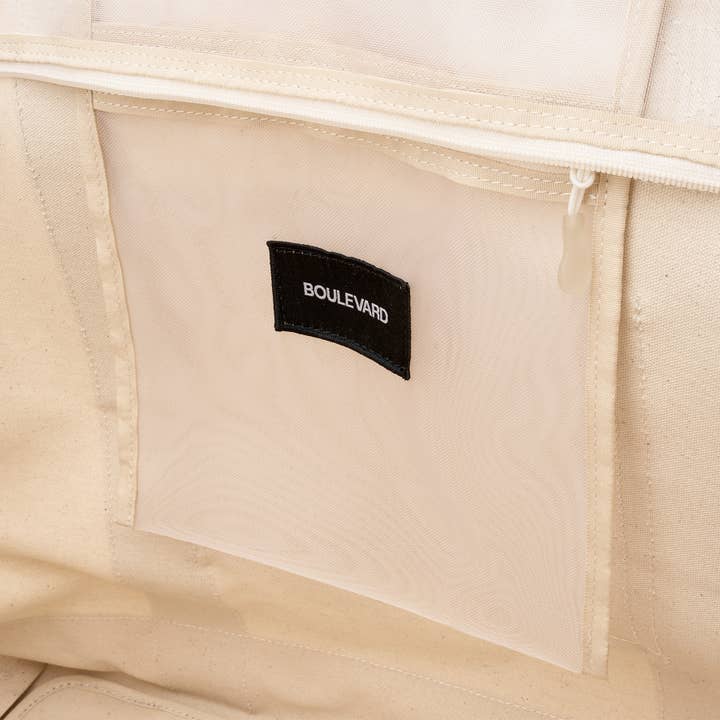 Boulevard - Wholesale Tote Bag - Women's - "Venice" Natural Canvas Tote (Personalizable)