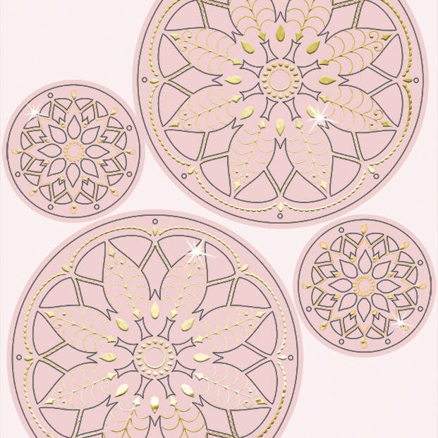 URSUS® / Buntpapierfabrik Ludwig Bähr GmbH & Co. KG - Wholesale DIY Craft Kit - Decorative set “dream catcher”, rose/gold3