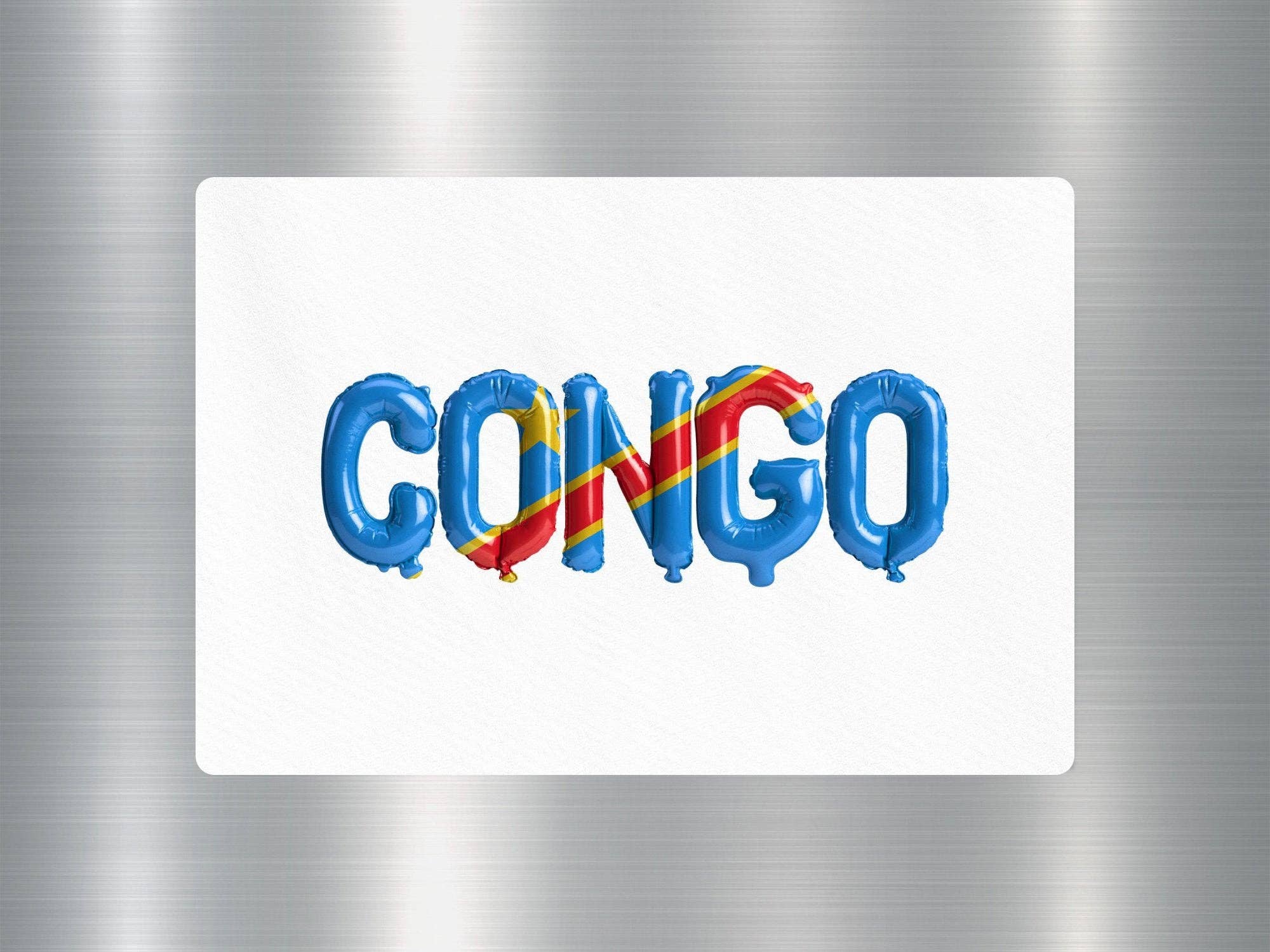 GraffMerch.com - Wholesale Sticker - Congo Travel Sticker0