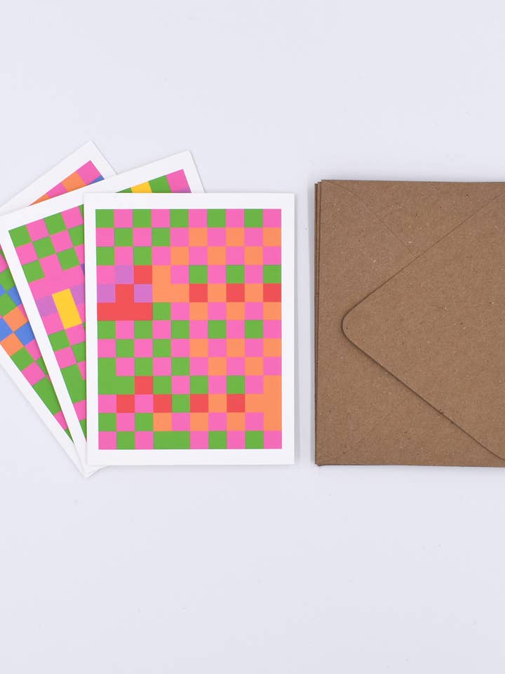 BOXED SET – Checkers Pattern for wholesale by Printerette Press