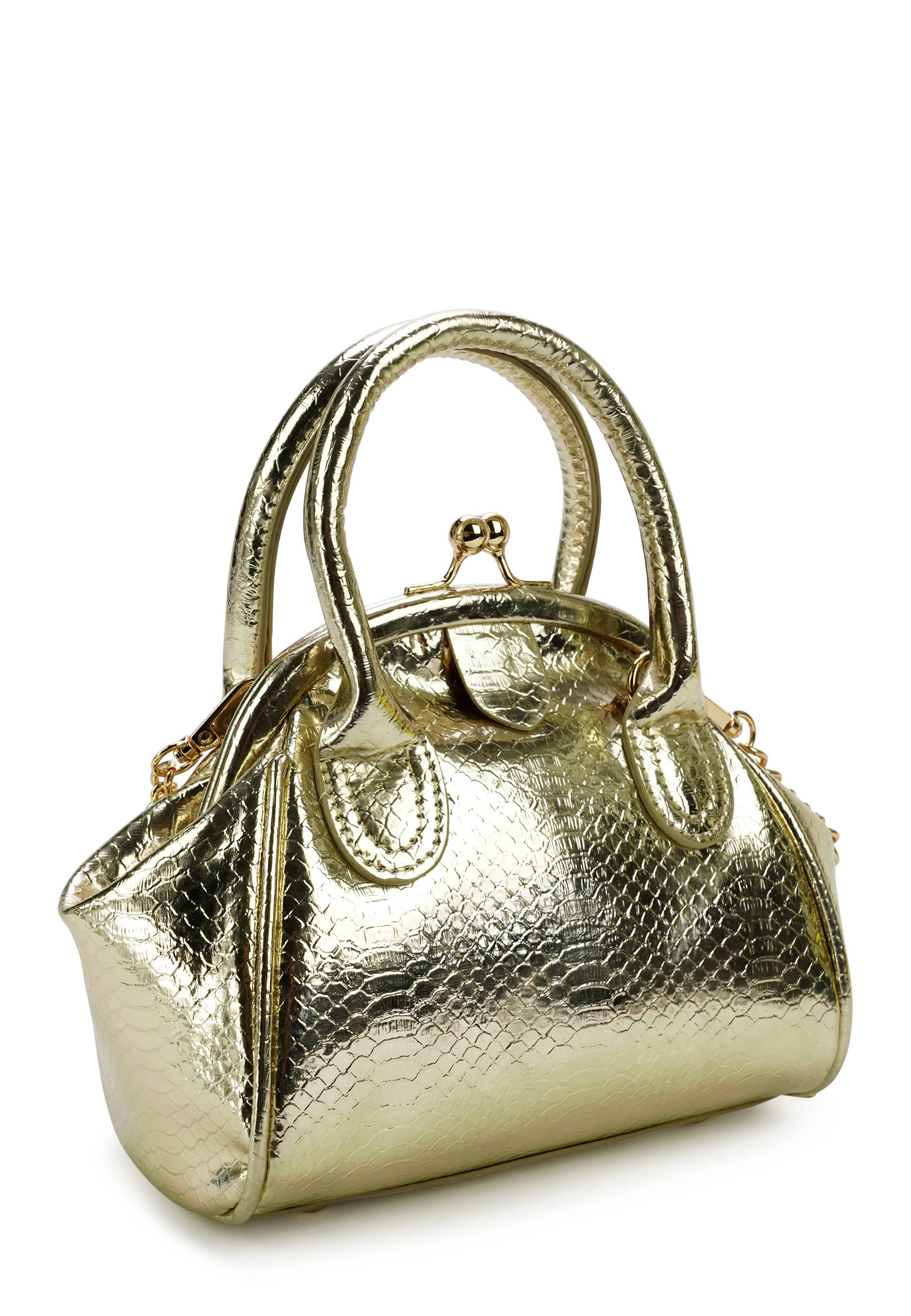 HJS - Wholesale Shoulder Bag - Women's - 'MARIPOSA' Crossbody Bag - Small Size with Snake Print21