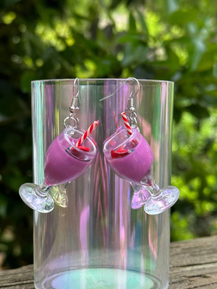 Drink-Design-Ohrring – Spaßig und verspielt, inspiriert von Cocktails für den Großhandel von Arcfo Jewelry
