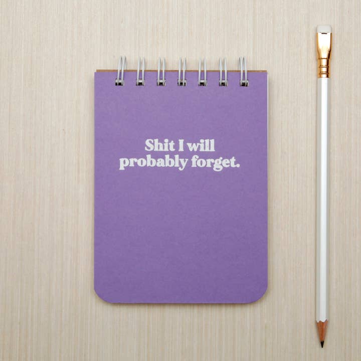Small Checklist Notepad - Shit I will probably forget for wholesale by Original Brooks