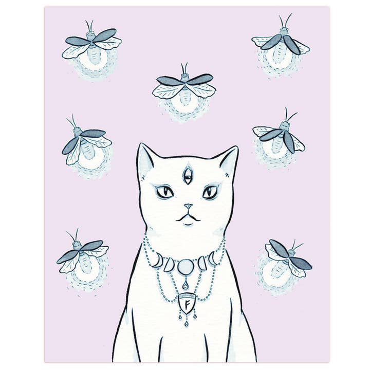 Firefly Præstinde Art Print for engroshandel hos Bee's Knees Industries