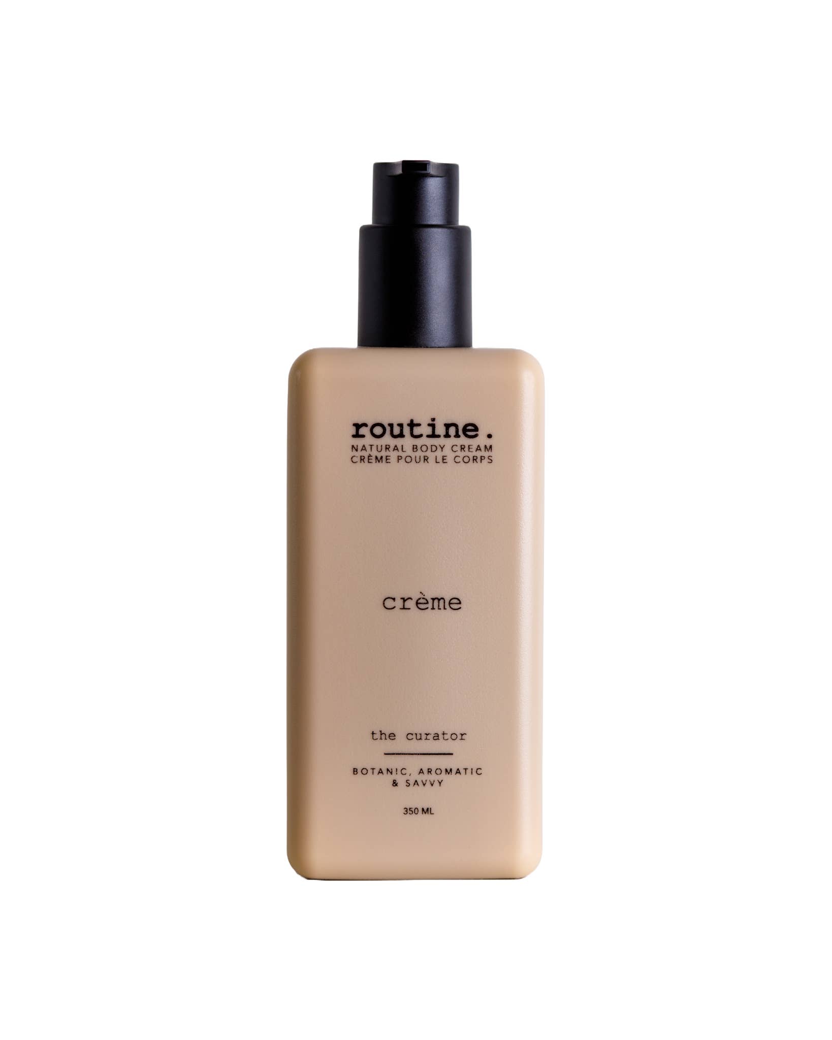 Routine - Wholesale Body Cream/Lotion - The Curator 350ml Natural Body Cream