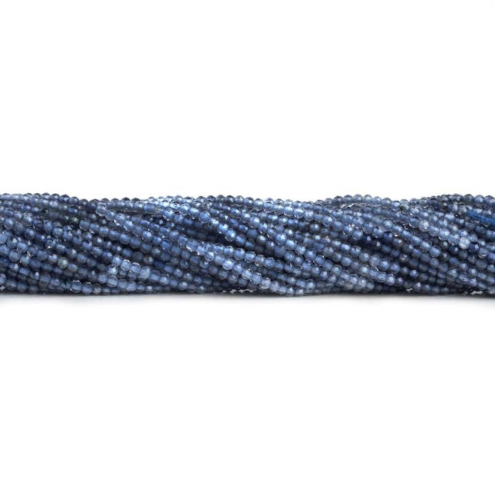 2mm Iolit mikrofacetterade rundor 12 tum 175 pärlor för wholesale av The Bead Traders