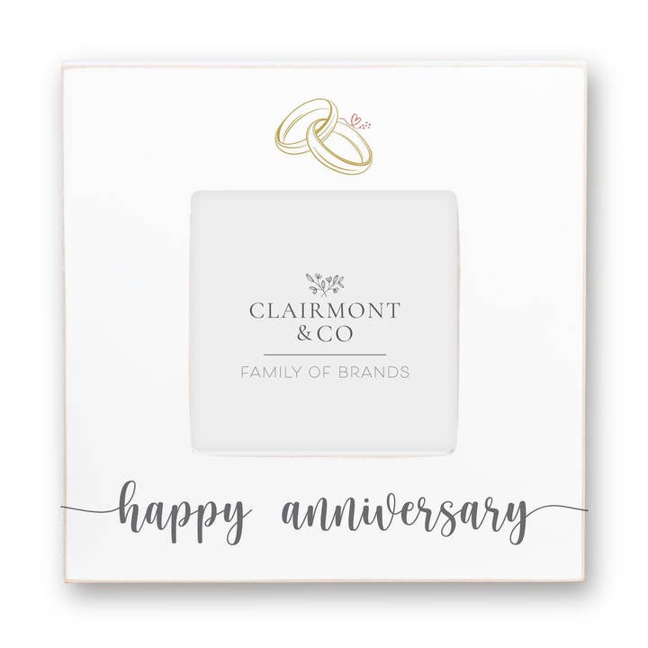 Happy Anniversary Picture Frame, Anniversary Gifts for wholesale by Clairmont & Co