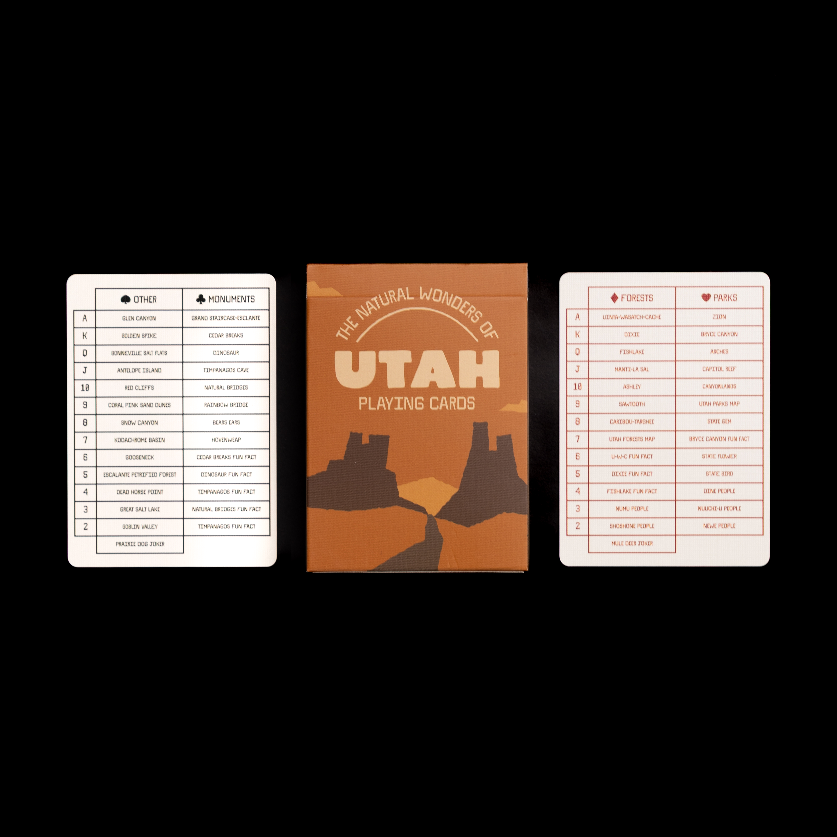 National Park Playing Cards - Wholesale Playing Cards - Utah Natural Wonders Playing Cards6