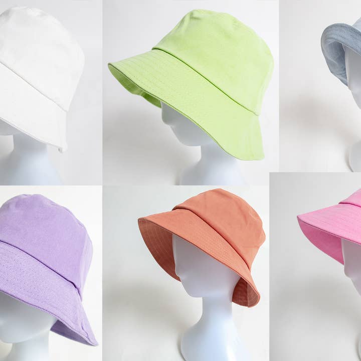 Lelaffet - Wholesale Bucket hat – Women's - Sun Hat 100% Cotton Unisex Outdoor Summer Bucket Hats8