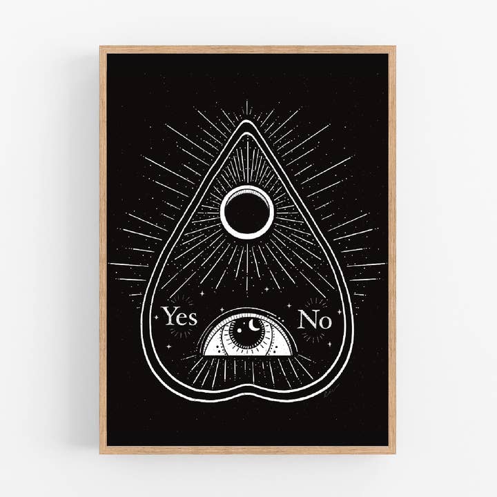 Ouija Art Print for wholesale by Elle Ivy