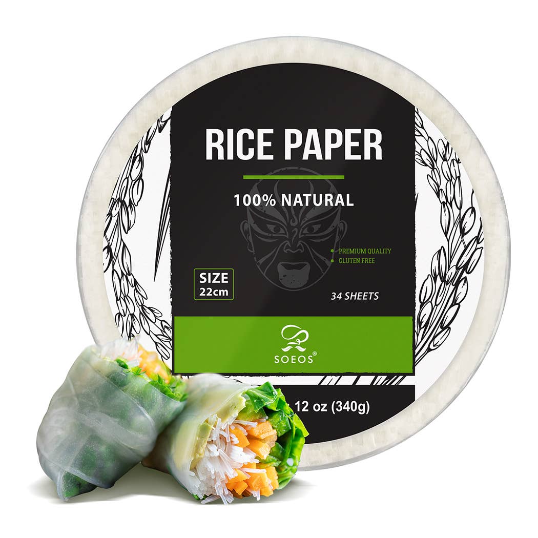 soeos - Wholesale Rice flour - Soeos Rice Paper, 1 Pack, 34 Sheets0