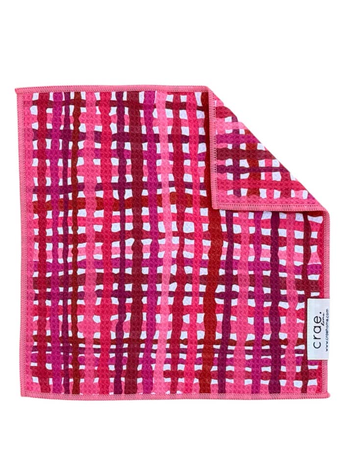 Plaid about you: Double-Sided Washcloth for wholesale by Crae.Home