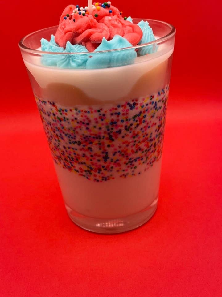 Dessert Candle Glass Candle, Smörkräm för wholesale av KoncreteRoseCandleCo