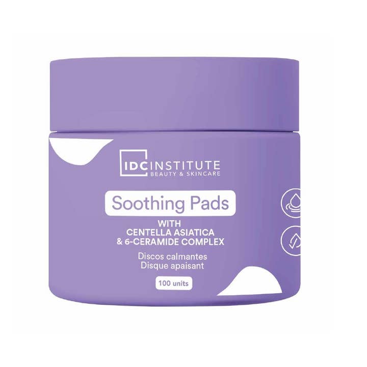IDC INSTITUTE CERAMIDE KALMERENDE PADS 100u voor wholesale door Aquarius Cosmetic SLU