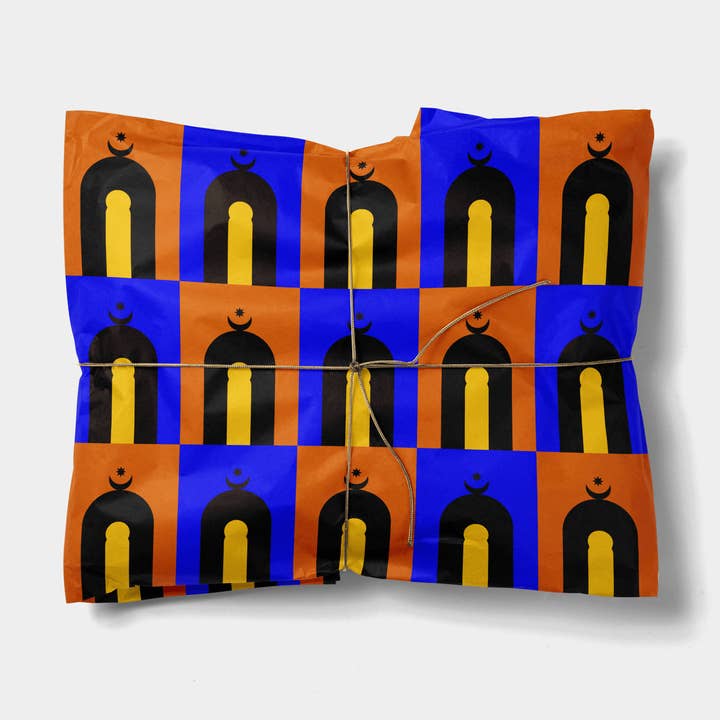 Islamisk motiv gaveindpakning XII, Ramadan, for engroshandel hos The Design Craft