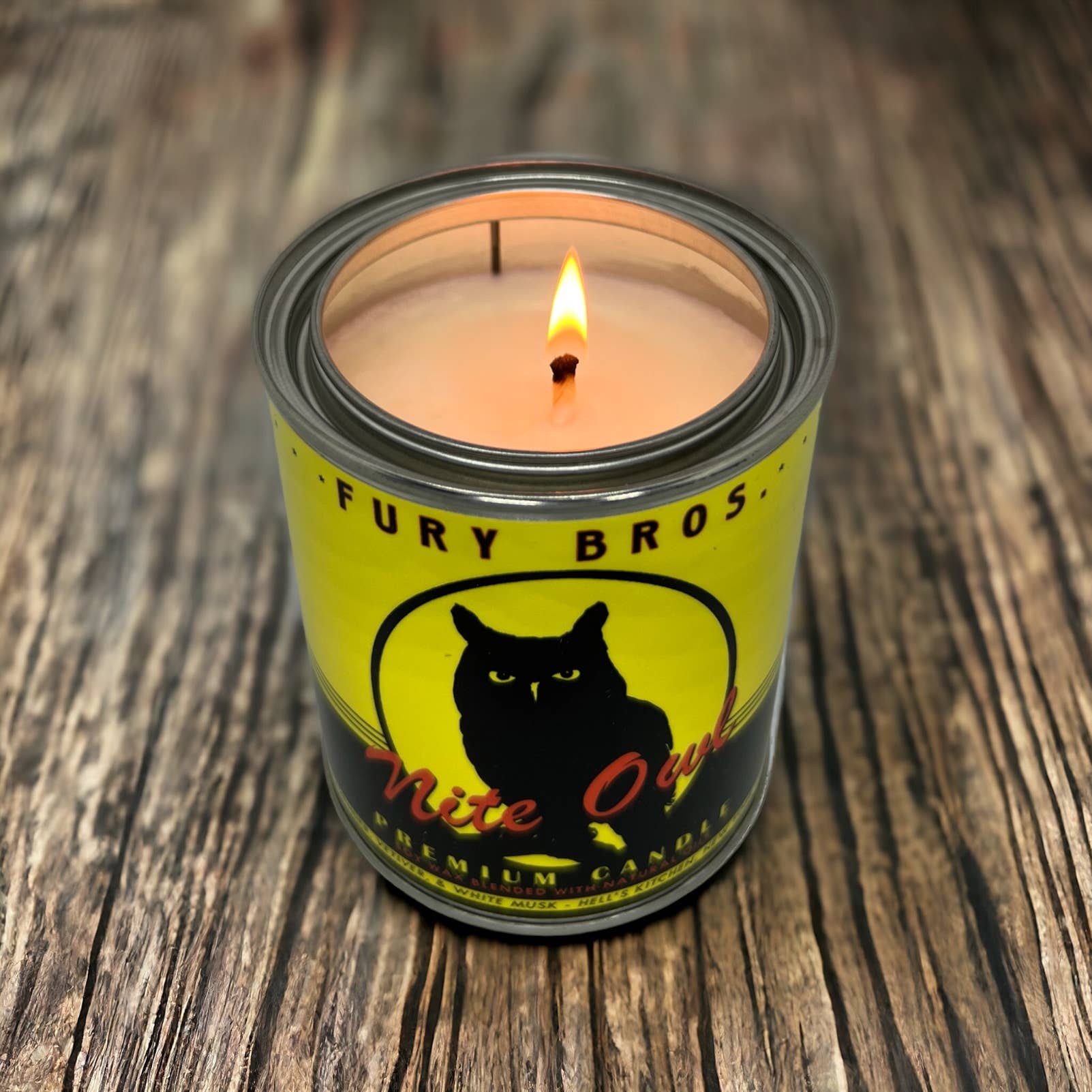 Fury Bros. - Wholesale Jar/Filled Candle - Nite Owl Premium Candle 12.5oz2