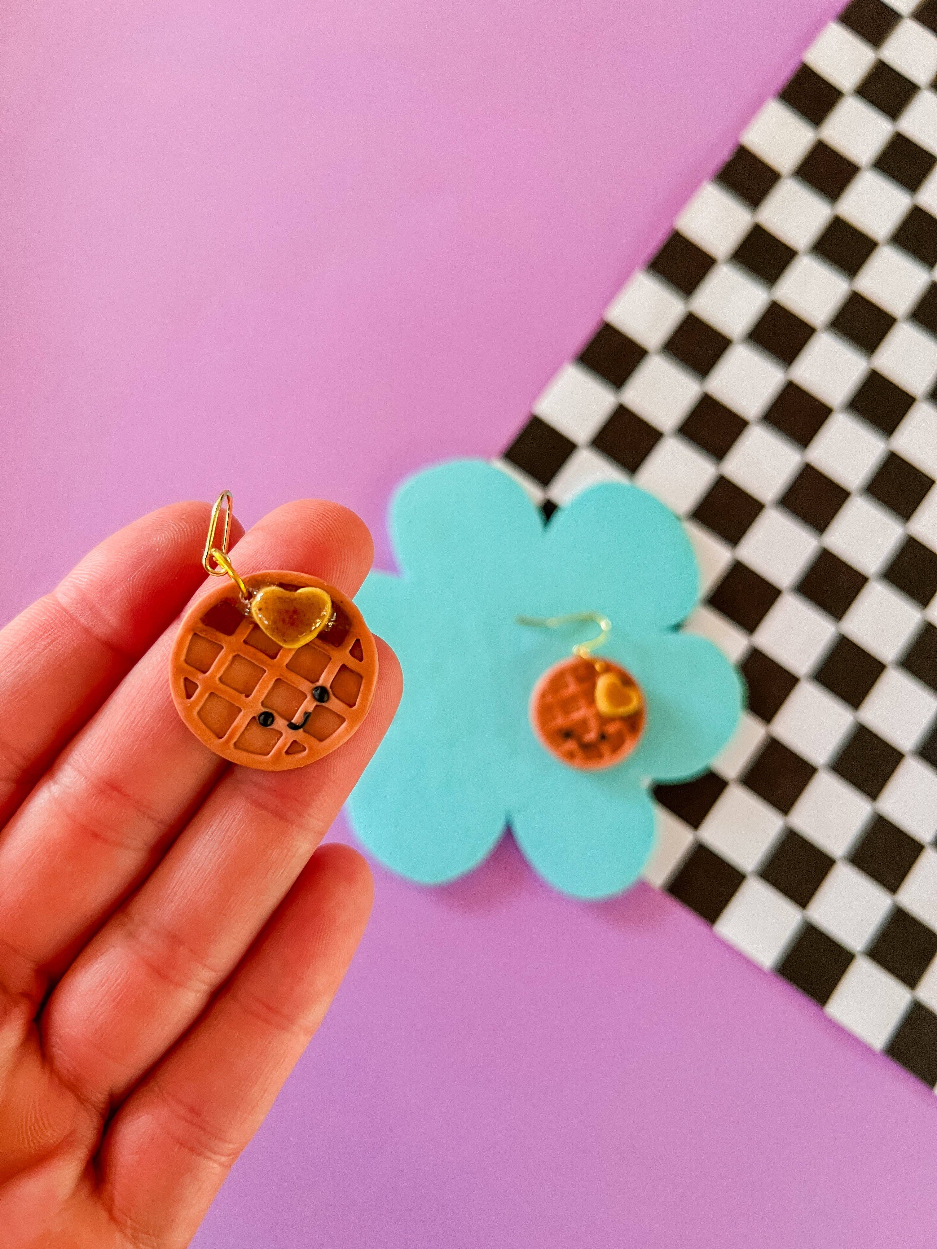 Larry’s Waffle Shop – Großhandel Ohrhänger – Wendy Earrings - Waffelohrringe2