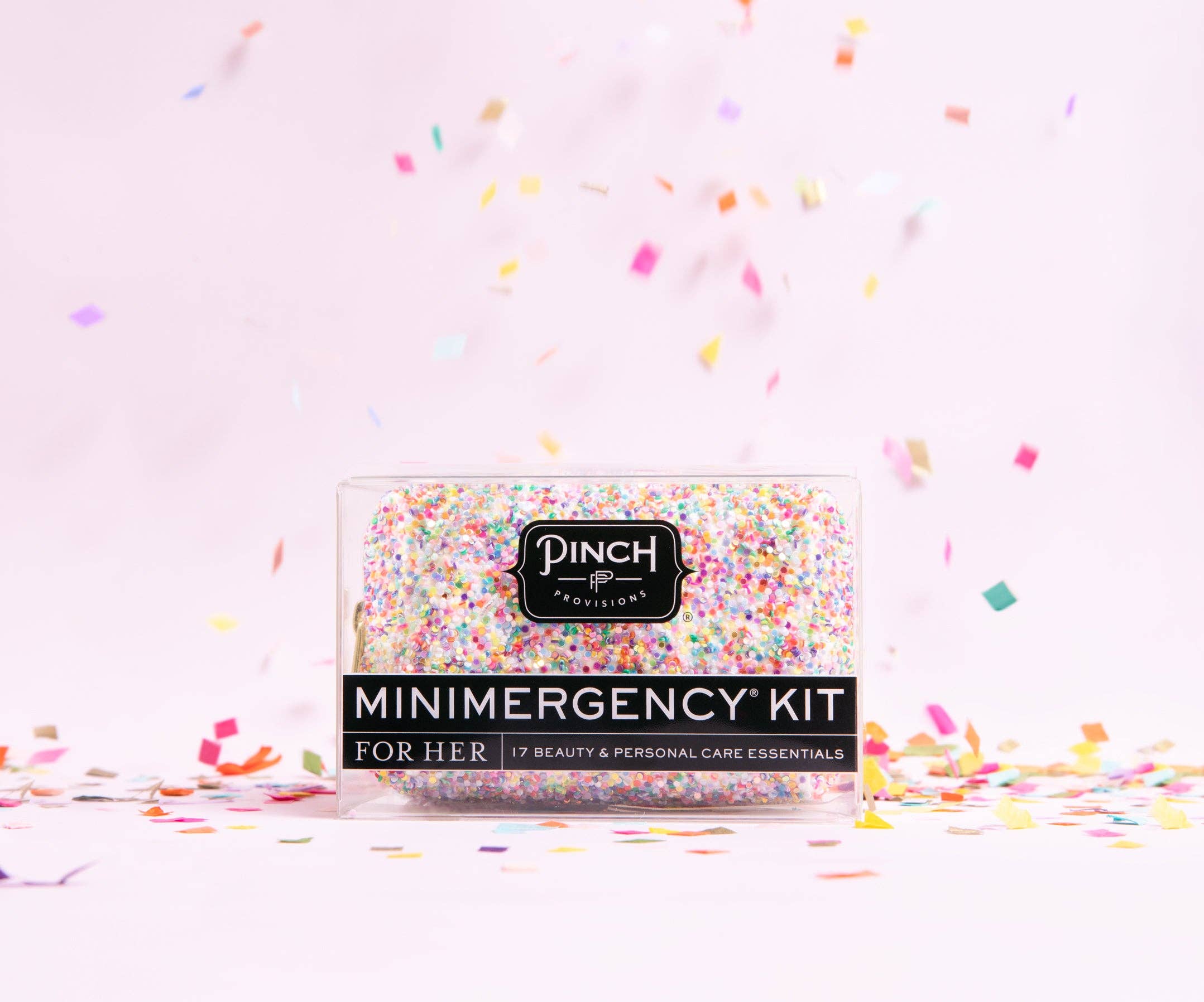 Pinch Provisions - Wholesale Pouch - Women's - Funfetti Glitter Minimergency Kit1