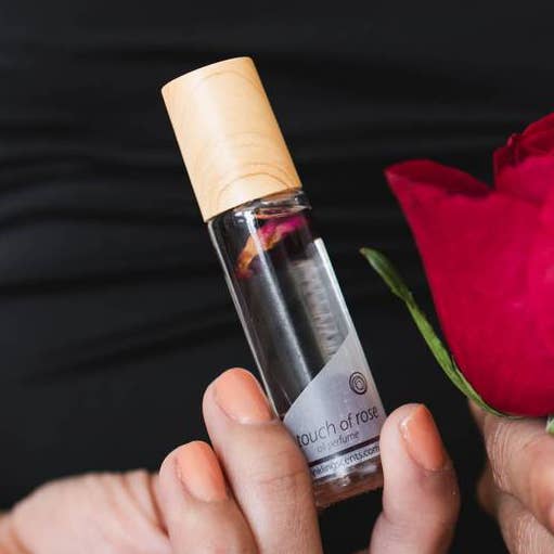 A Touch Of Rose Roll-on for wholesale by Inkling Scents