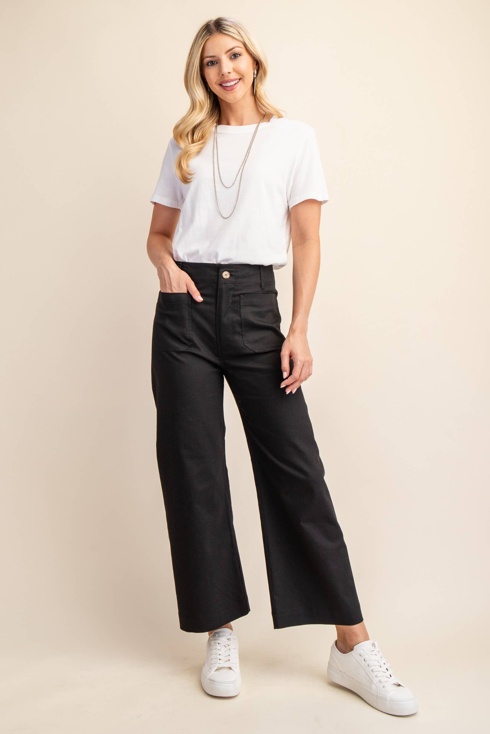 Vanilla Monkey – wholesale Pants – Women's – Ankle Cropped Summer Pants3