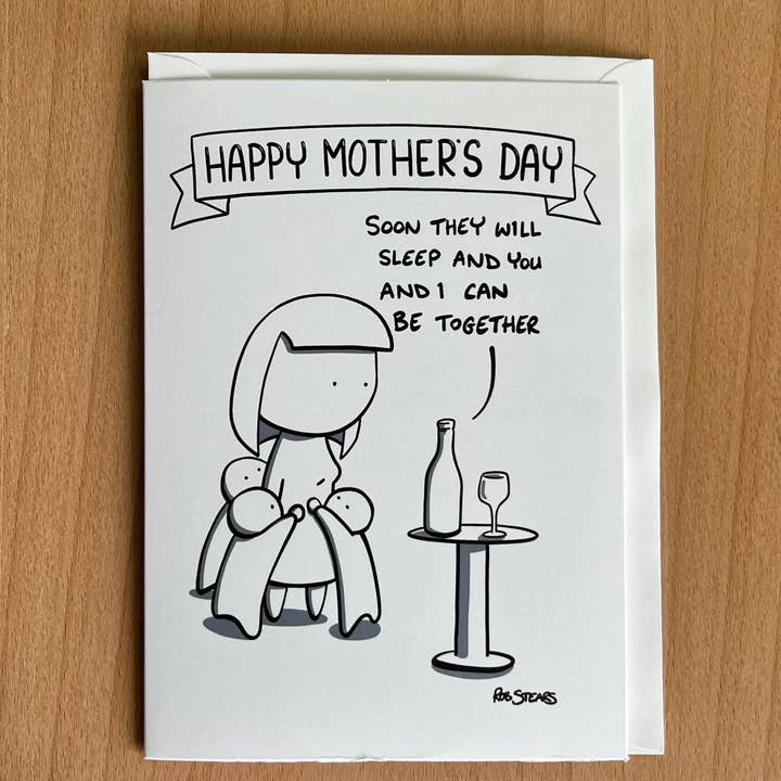 Vino per la Festa della Mamma per la vendita all'ingrosso da parte di Rob Stears Illustration