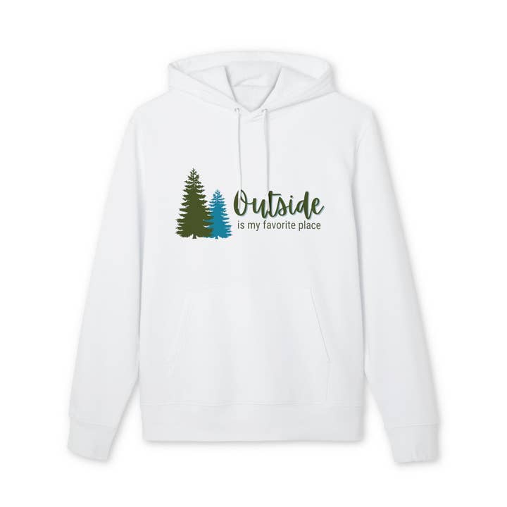 Outside is My Favorite Place Hoodie for wholesale by Restored By Nature Company