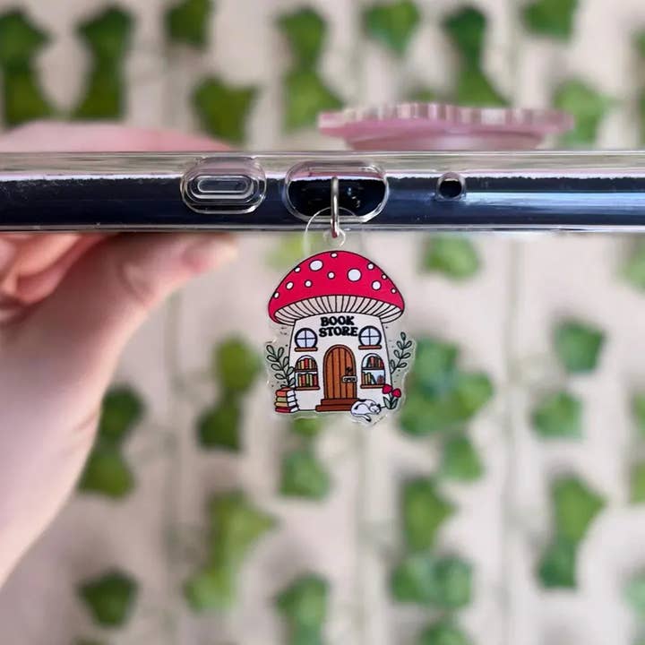 Kindle Charm, Bookstore Bookish E-Reader Dust Plug for wholesale by Amberlin Studio