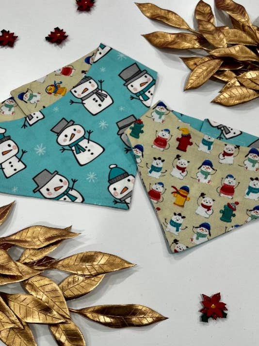 Mr Snowman Bandana for engroshandel hos The Pet Scout Shop