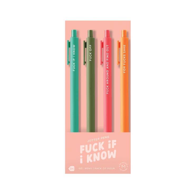 Talking Out of Turn - Wholesale Pen - Jotter Sets 4 Pack (New Sets!!!)