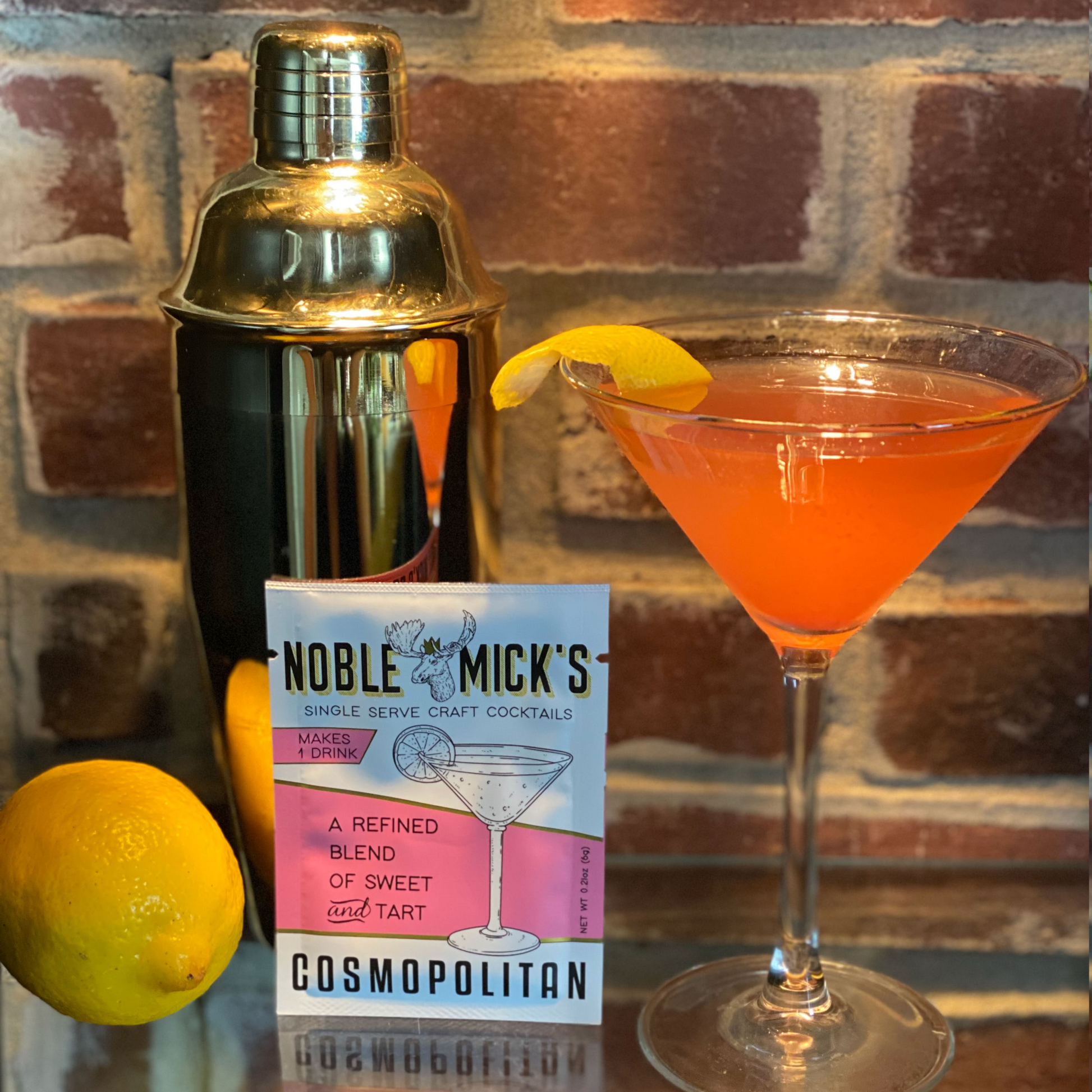 Noble Mick's - Craft Beverage Company - Wholesale Cocktail Mix/Syrup - Cosmopolitan Single Serve Craft Cocktail4