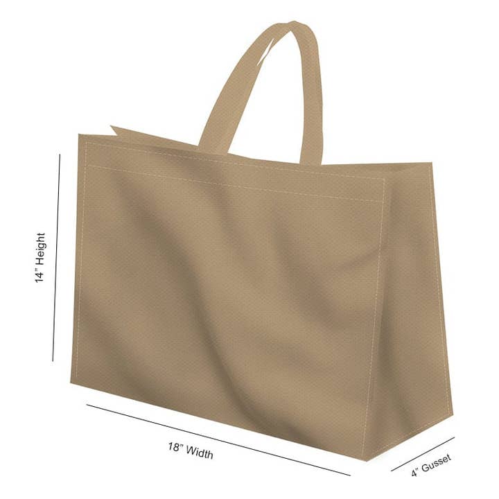 Non Woven Totes - Wholesale Tote bag – Unisex - Reusable Heavy-Duty Non-Woven Tote Bag - 18x14x4 | Custom Printed Power Tote Bags13
