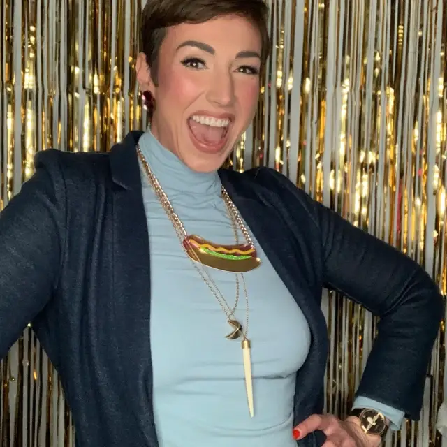 I'm Your Present – wholesale Hänge-/berlockhalsband – Hot Dog Laser Cut Akryl Mat Halsband, Laserskuren akryl,5