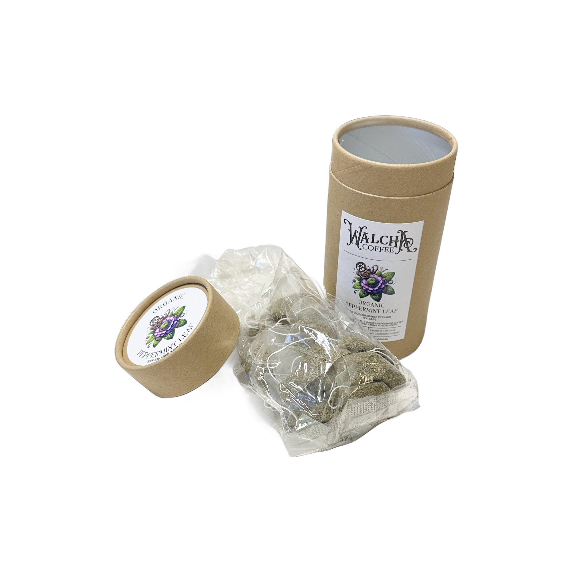 Walcha Coffee - Wholesale Tea bags - Organic Peppermint Leaf Tea1