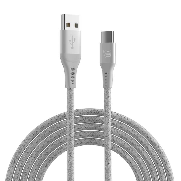LAX Gadgets - Wholesale Charging Cable - LAX Fast Charging Lace USB-C Cables - 10ft Retail Pack6