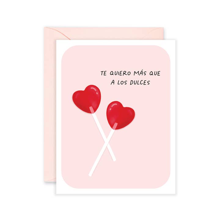 Isabella MG & Co. - Venta al por mayor Tarjetas de amor - Más Que A Los Dulces | Tarjeta de Amor Española