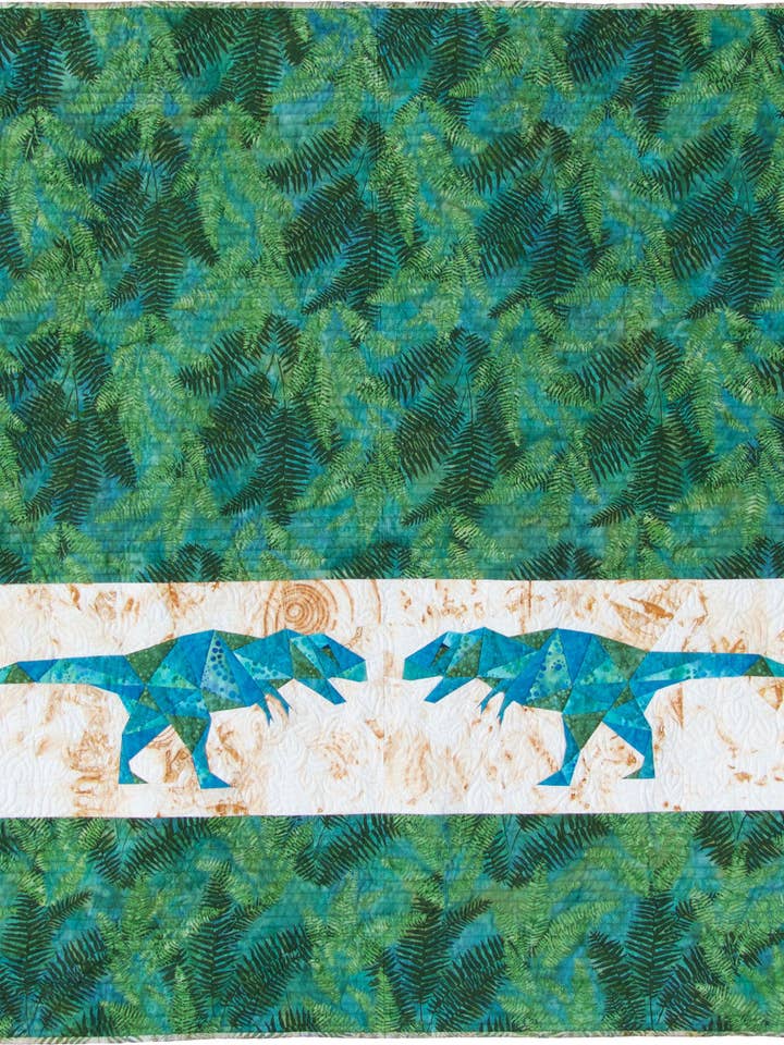 Motivo in carta Geo Rex per la vendita all'ingrosso da parte di Flying Parrot Quilts