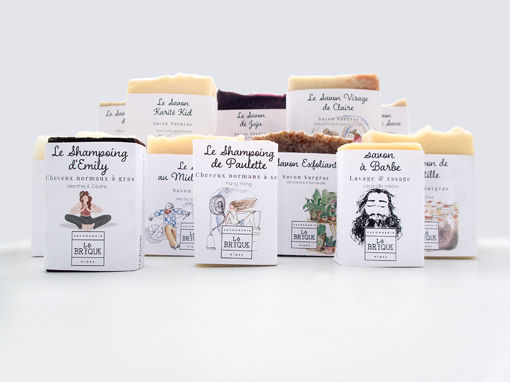 Ateliers la Brique - Vente Disques de shampoing/shampoings solides - Shampoing de Paulette - 50g3