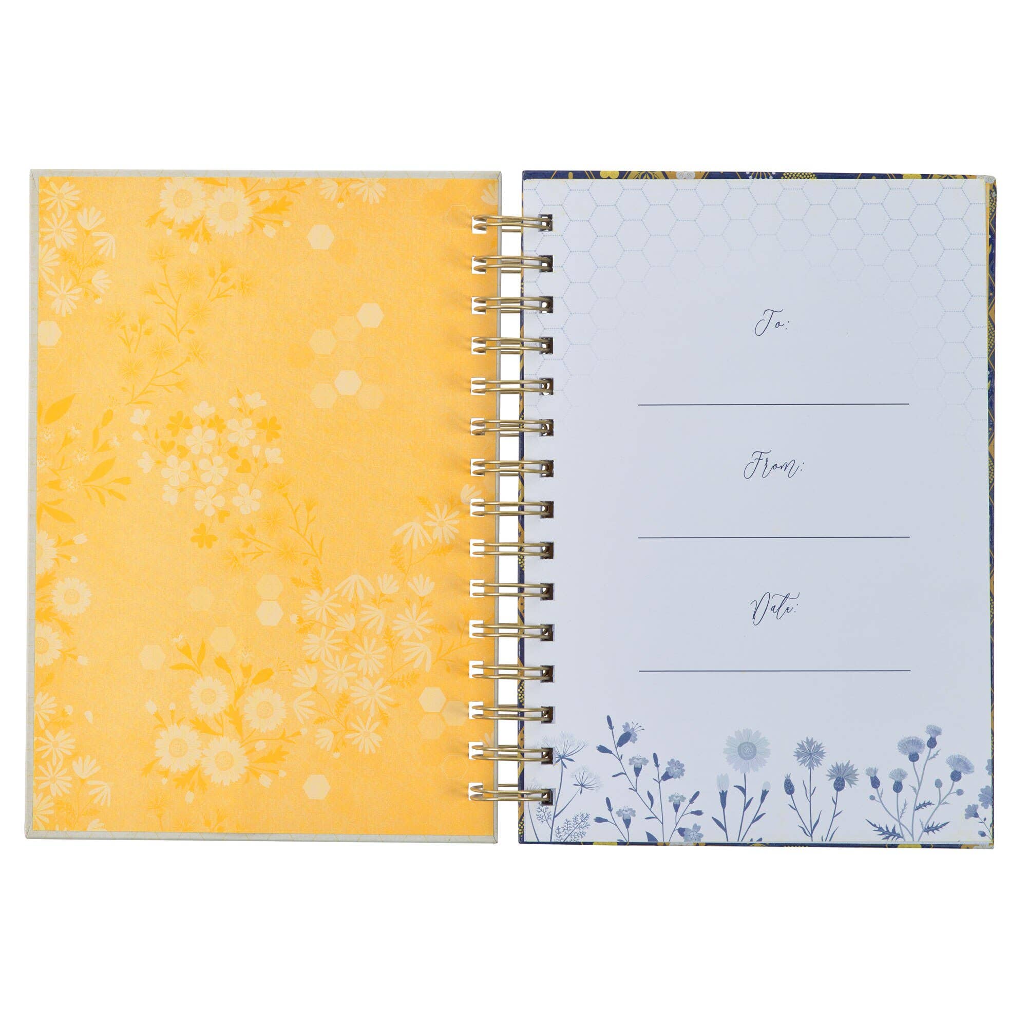 Christian Art Gifts - Vente Journal intime - Journal Wirebound Navy Kind Words Prov. 16:241