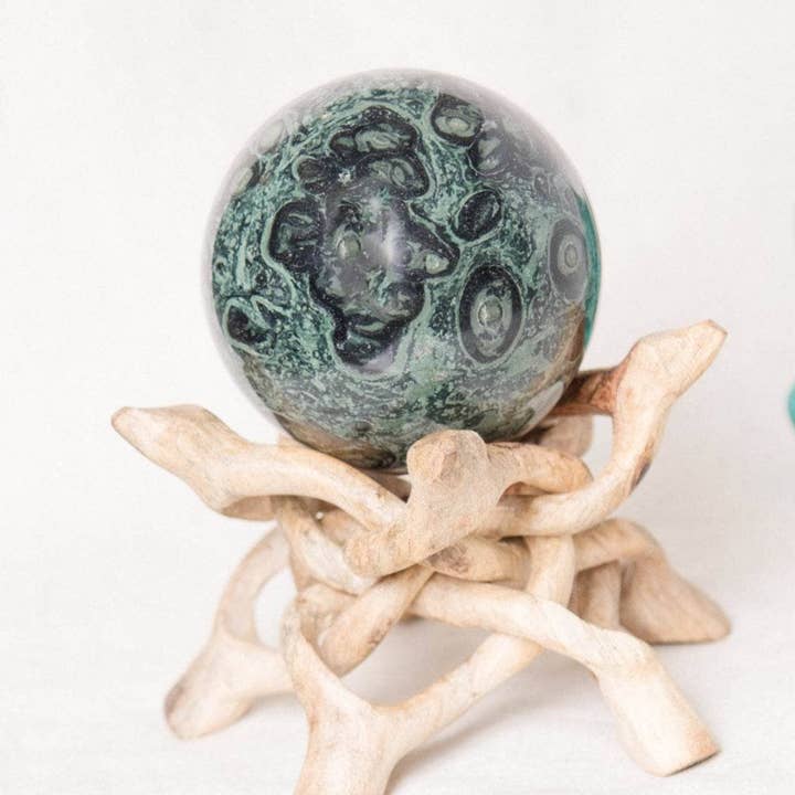 Tiny Rituals - Wholesale Spiritual Stone/Crystal - Kambaba Jasper Sphere - AAA Premium Quality23