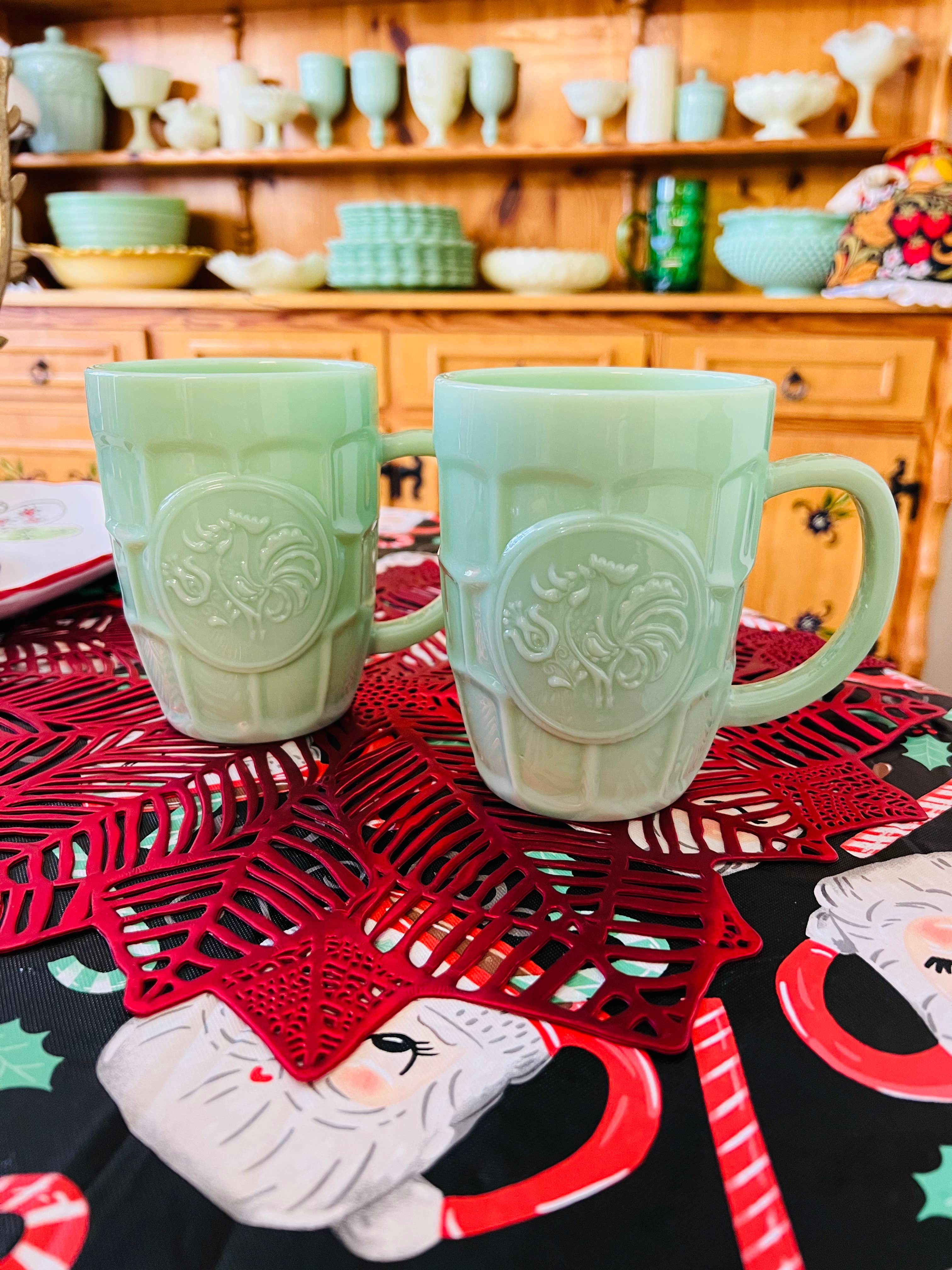 Mami24Seven - Venta al por mayor Jarras de cerveza - Jadeite Stein (juego de dos)8